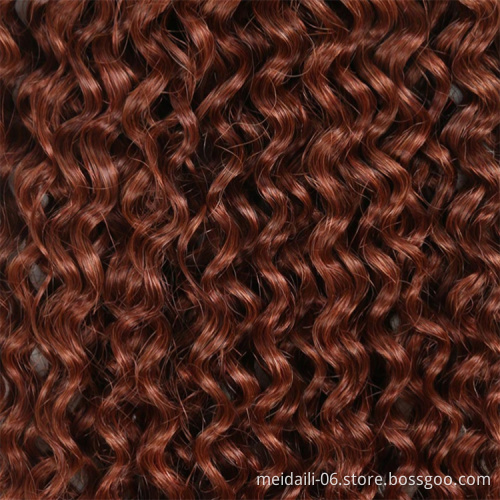 color #33 jerry curl hair weave hot sale virgin brazilian human hair bundles wholesale price remy human hair extension